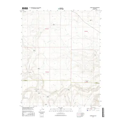 2017 Map of Canon Ancho, 2017 Print