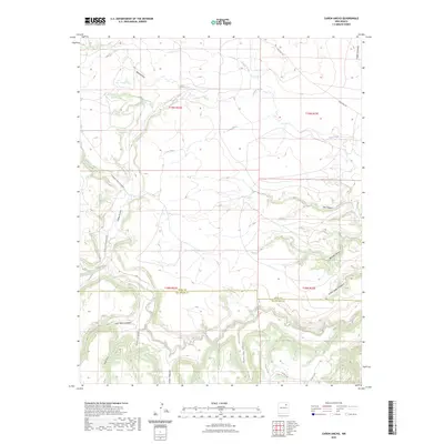 2023 Map of Canon Ancho, 2023 Print