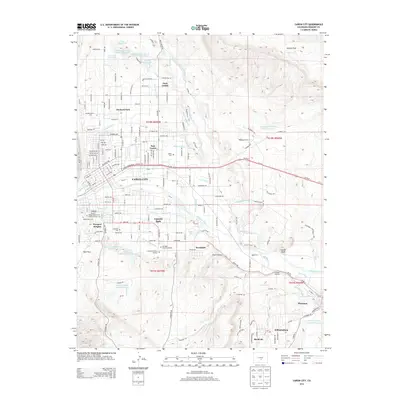 2013 Map of Canon City, 2013 Print