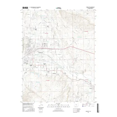 2016 Map of Canon City, 2016 Print