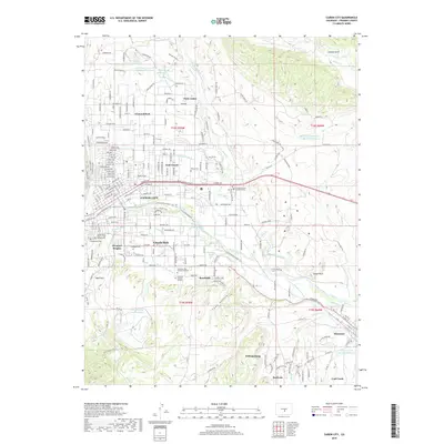 2019 Map of Canon City, 2019 Print