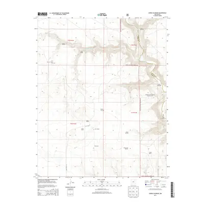 2013 Map of Canon Colorado, 2013 Print