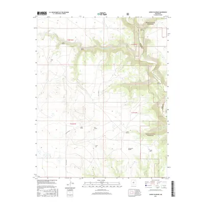 2017 Map of Canon Colorado, 2017 Print