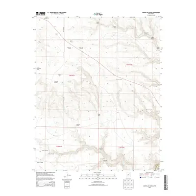 2013 Map of Canon Las Cuevas, 2013 Print