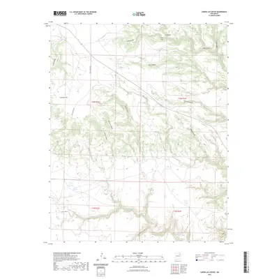 2023 Map of Canon Las Cuevas, 2023 Print