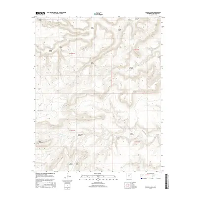 2017 Map of Canon Olguin, 2017 Print