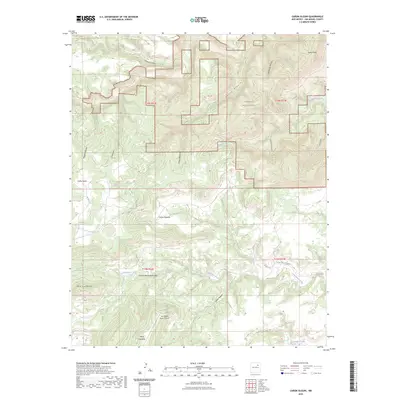 2023 Map of Canon Olguin, 2023 Print