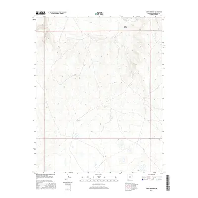 2017 Map of Canon Pedroso, 2017 Print