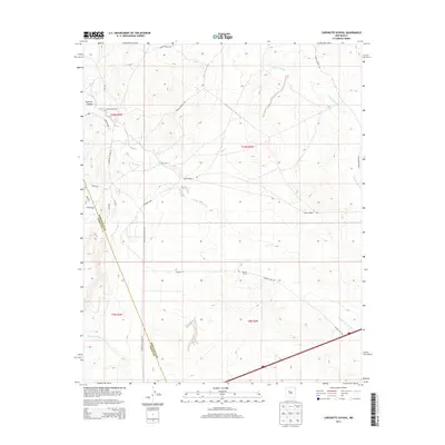 2013 Map of Canoncito School, 2013 Print