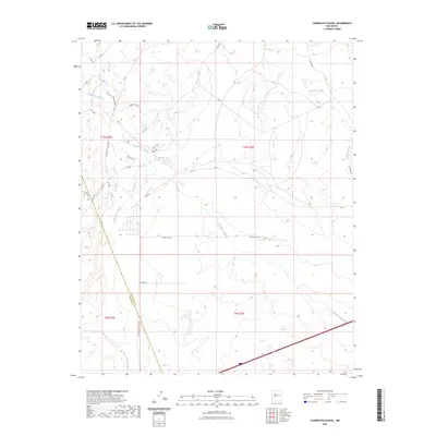2023 Map of Canoncito School, 2023 Print