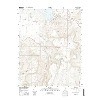 2013 Map of Canones, 2013 Print