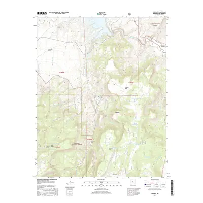 2017 Map of Canones, 2017 Print