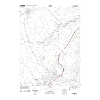 2010 Map of Canonsburg, 2010 Print
