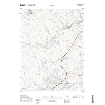 2019 Map of Canonsburg, 2019 Print