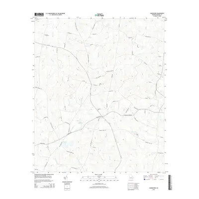 2014 Map of Canoochee, 2014 Print