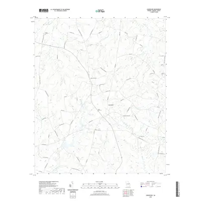 2020 Map of Canoochee, 2020 Print
