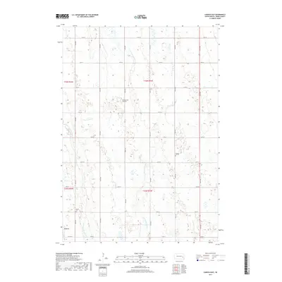 2017 Map of Canova East, 2017 Print