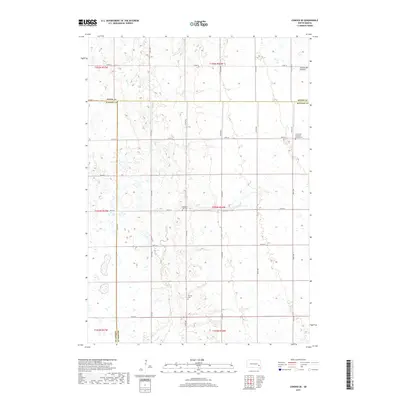 2017 Map of Canova SE, 2017 Print