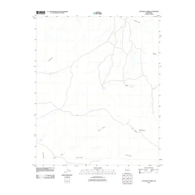 2010 Map of Cantaralo Spring, 2010 Print