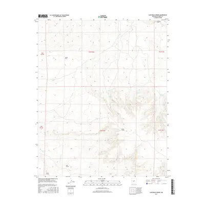 2017 Map of Cantaralo Spring, 2017 Print
