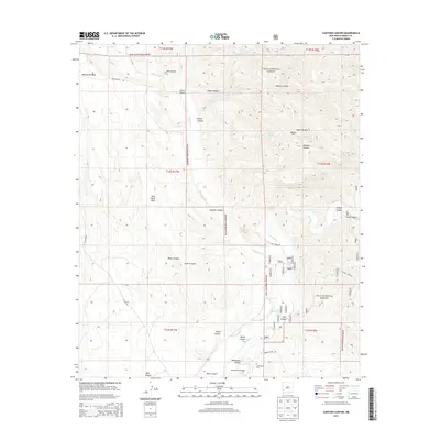 2013 Map of Canteen Canyon, 2013 Print