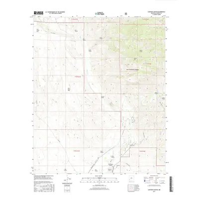 2017 Map of Canteen Canyon, 2017 Print