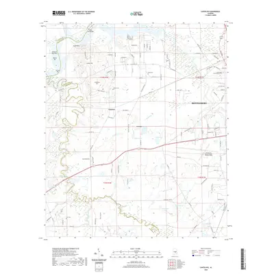 2020 Map of Cantelous, 2020 Print
