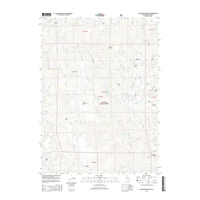 2015 Map of Canthook Mountain, 2015 Print