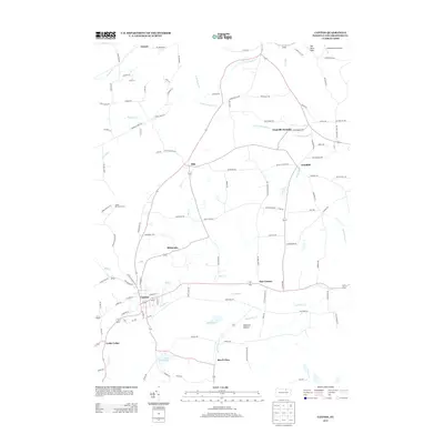 2013 Map of Canton, 2013 Print