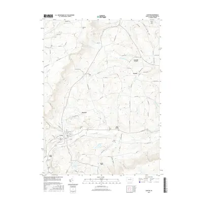 2016 Map of Canton, 2016 Print