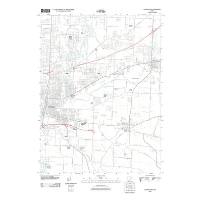 2010 Map of Canton East, 2010 Print