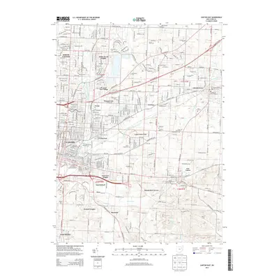 2013 Map of Canton East, 2013 Print