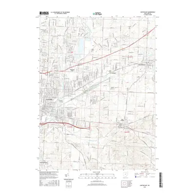 2016 Map of Canton East, 2016 Print