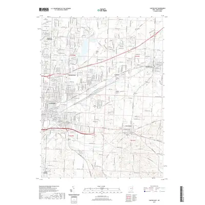 2019 Map of Canton East, 2019 Print