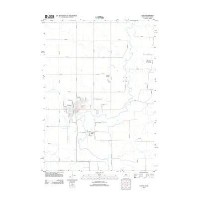 2012 Map of Canton, 2012 Print