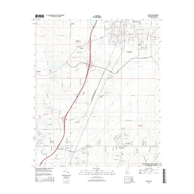 2015 Map of Canton, 2015 Print