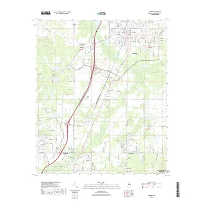 2018 Map of Canton, 2018 Print