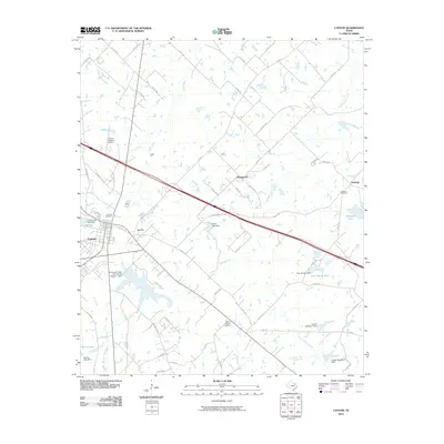 2010 Map of Canton, 2010 Print