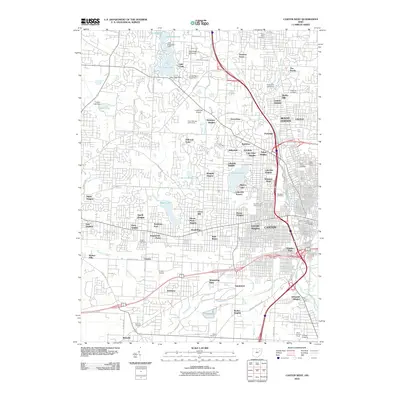 2010 Map of Canton West, 2010 Print