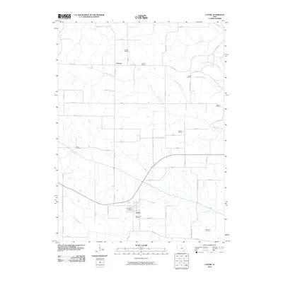 2010 Map of Cantril, 2010 Print