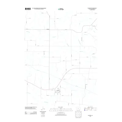 2013 Map of Cantril, 2013 Print