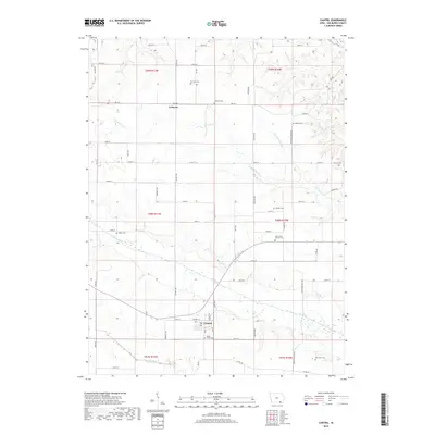 2018 Map of Cantril, 2018 Print