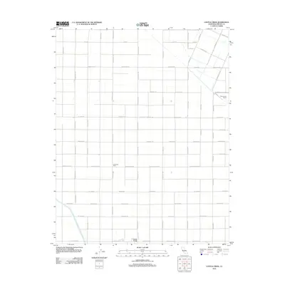 2012 Map of Cantua Creek, 2012 Print