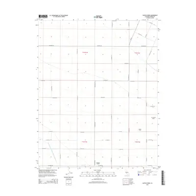2015 Map of Cantua Creek, 2015 Print