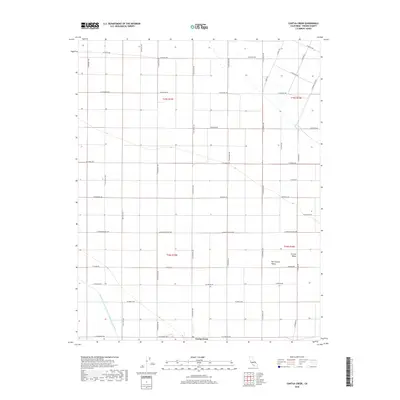2018 Map of Cantua Creek, 2018 Print