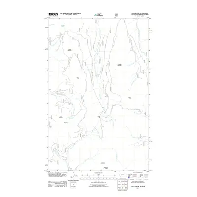 2011 Map of Canuck Peak, 2011 Print
