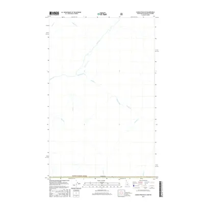 2017 Map of Canuck Peak OE N, 2017 Print