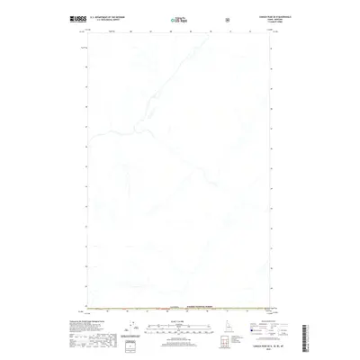 2020 Map of Canuck Peak OE N, 2020 Print