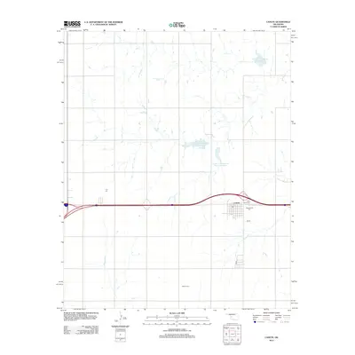 2012 Map of Canute, 2012 Print