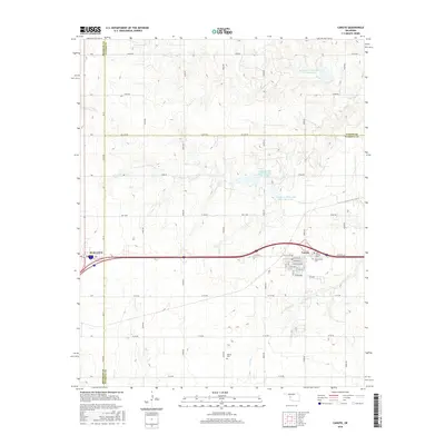 2016 Map of Canute, 2016 Print